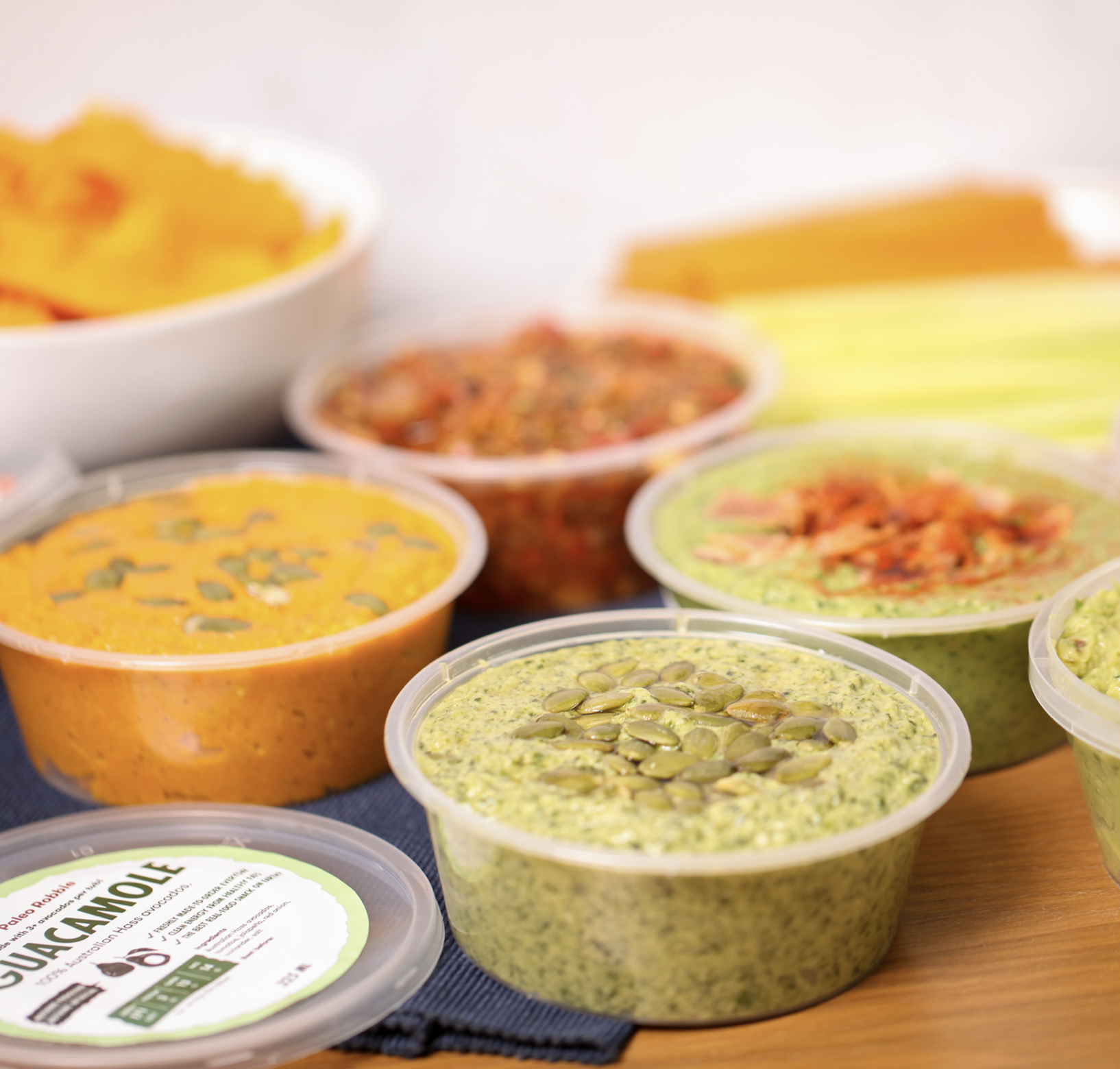 Fresh dips sampler pack